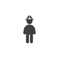 Engineer worker vector icon