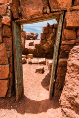 The Deserted Old Cliff Dwellers Lodge, Marble Falls, Arizona, USA