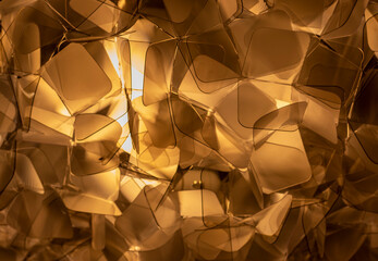abstract background - brown shapes