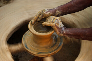 hands of a potter