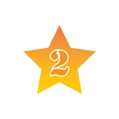 Star number logo