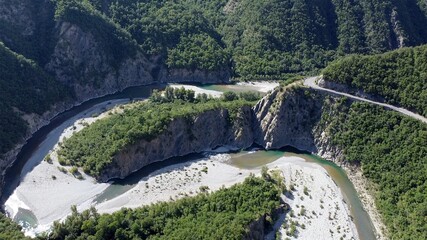 Europe, Italy, Val Trebbia, Brugnello is an ancient historical village above the mountain...