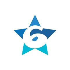 Star number logo
