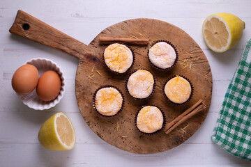 Yolks Santa Teresa. Traditional Spanish dessert made by nuns in convents.