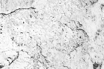 Fototapeta premium Texture of a concrete wall with cracks and scratches which can be used as a background