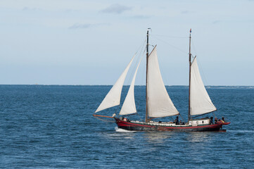 Fototapeta na wymiar Zeilboot, Sailing Boat