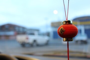 Chinese lamp car decoration