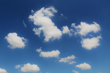 Blue sky with clouds