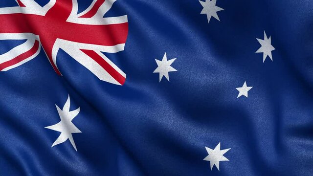 Australia Flag Seamless Loop