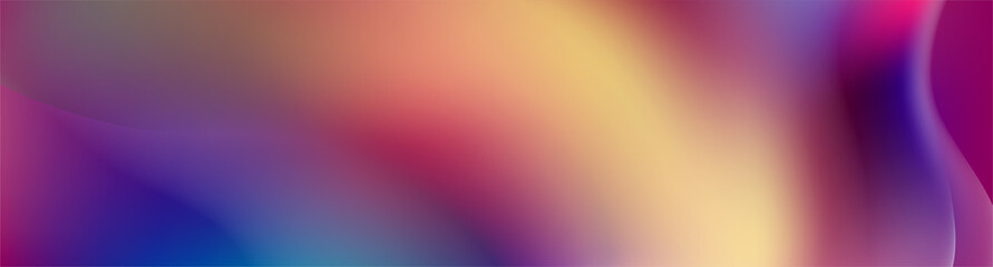 Fototapeta premium Colorful flowing liquid waves abstract background. Vector banner design