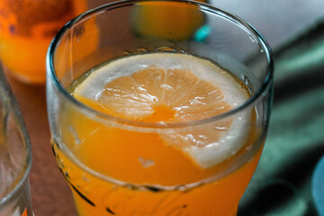 glass of orange juice