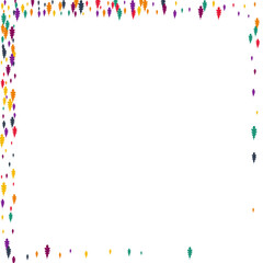 Obraz premium Bright Confetti Vector Beige Background. Red Foliage Natural Texture. Eco Leaf Illustration. Yellow Foliage Set.