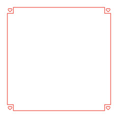 Border outline love