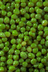 Various green peas texture top view
