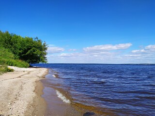 beach and blue sky