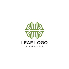 leaf logo vecor design tamplate.