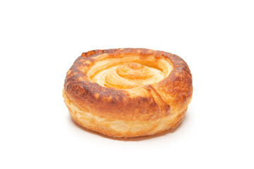 Tasty puff isolated on a white background.