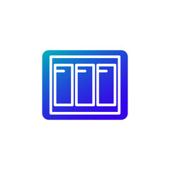 Lighting switch icon