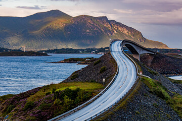 La route de l& 39 océan Atlantique, Norvège.