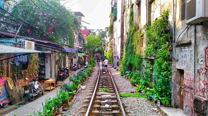 railway in the city