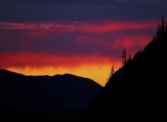 Sunset, Bald Mountain Pass, Utah