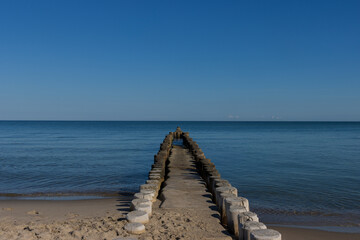 Holz Buhne Ostsee Strand