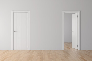 Illustration 3D rendering large luxury modern bright interiors Living room mockup computer digitally generated image