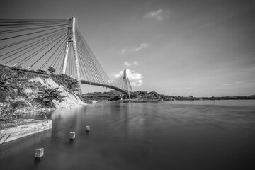 Obraz premium Blackwhite Photos landscape Wonderful Batam Bintan Indonesia