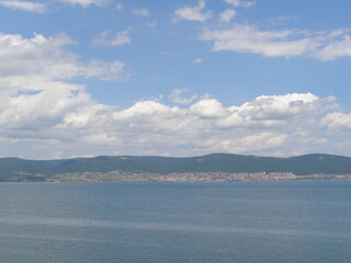 Black Sea in Bulgaria in summer
