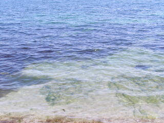 Black Sea in Bulgaria in summer