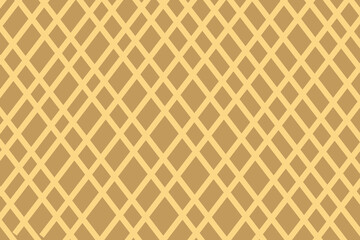 Two-dimensional dark brown and light brown ice cream cone texture vector