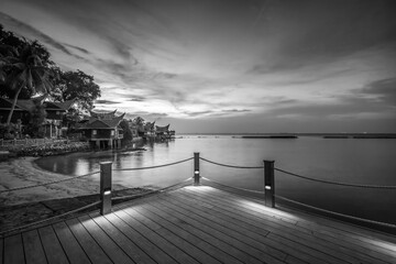 Blackwhite Photos landscape Wonderful  Batam Bintan Indonesia