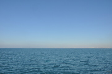 blue sky and sea