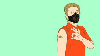 Vaccination to build immunity against covid-19 virus. Let people have confidence in safety.