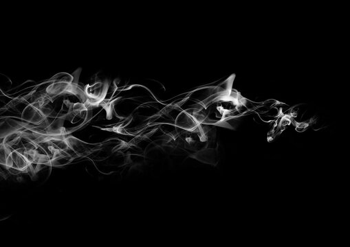 Transparent special effect stands out with fog or smok