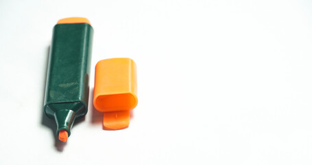 orange marker image in white background