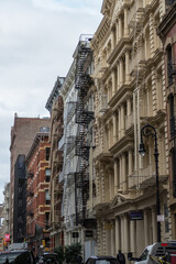 United States, New York, typical house in Soho