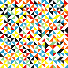 Vector colorful geometric background, bright abstract seamless.