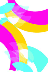 Colorful abstract geometric shapes background design. Banner template