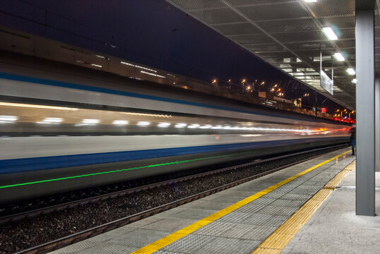 Gdansk Wrzeszcz Railway Station In Gdansk, Poland.