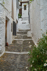 Fototapeta na wymiar Streets of Pampaneira. Town located in the Alpujarra region, in the province of Granada