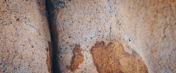 Real Nature lines curve background. Close-up Abstract macro view photo. Sea Rough stone cliff mountains. Yellow brown Shadow. More collection in stock. Concept geology, beauty power. Banner design