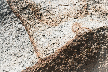Real Nature lines curve background. Close-up Abstract macro view photo. Sea Rough stone cliff mountains. Yellow brown Shadow. More collection in stock. Concept geology, beauty power. Banner design