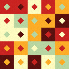 Abstract Geometric Pattern generative computational art illustration