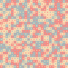 Fototapeta premium Abstract Geometric Pattern generative computational art illustration