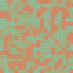 Abstract Geometric Pattern generative computational art illustration