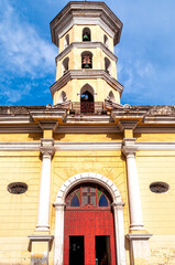 facade of a colonial church in Havana, Cuba