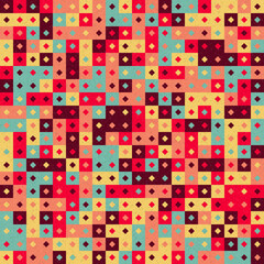 Abstract Geometric Pattern generative computational art illustration