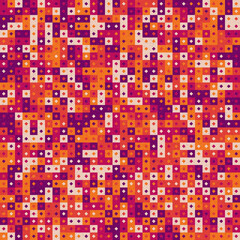 Fototapeta premium Abstract Geometric Pattern generative computational art illustration