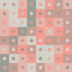 Fototapeta premium Abstract Geometric Pattern generative computational art illustration